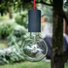 Creative Cables kültéri lámpa EIVA ELEGANT, E27 kültéri szilikon lámpafoglalat készlet – a világ KEIVAEL01BK IP65