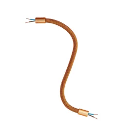  Creative Cables design lámpa Kit Creative Flex rugalmas cső, RM74 rézszövet borítással és fém KFLEX30RASRM74