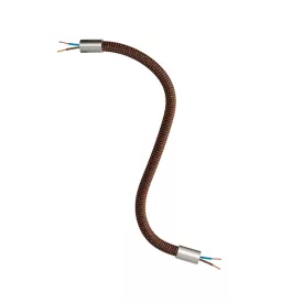   Creative Cables design lámpa Kit Creative Flex rugalmas cső, Whiskey Black RZ22 szövet borítással KFLEX30TISRZ22 fekete