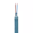 Creative Cables design lámpa Kit Creative Flex rugalmas cső benzin kék RM78 textil béléssel KFLEX30VBORM78