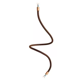   Creative Cables design lámpa Kit Creative Flex rugalmas cső, Whiskey Black RZ22 szövet borítással KFLEX90RASRZ22 fekete
