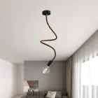 Creative Cables design lámpa Kit Creative Flex rugalmas cső, Whiskey Black RZ22 szövet borítással KFLEX90VNRZ22 fekete