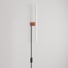 Creative Cables design lámpa Lámpa dugóval, fém kivitelben és lineáris LED S14d izzóval LED