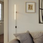 Creative Cables design lámpa Lámpa dugóval, fém kivitelben és lineáris LED S14d izzóval LED