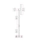 Creative Cables design lámpa Lámpa dugóval, fém kivitelben és lineáris LED S14d izzóval LED