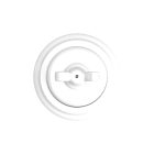 Creative Cables kapcsoló /elterelő készlet fehér porcelán pillangóanyával és talppal