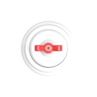 Creative Cables kapcsoló /elterelő készlet fehér porcelán pillangóanyával és talppal