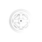 Creative Cables kapcsoló /elterelő készlet fehér porcelán gombbal és talppal