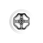 Creative Cables kapcsoló /elterelő készlet fehér porcelán gombbal és talppal