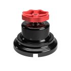 Creative Cables kapcsoló /elterelő készlet fekete porcelán gombbal és talppal