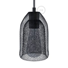   Creative Cables lámpatest Meztelen izzóketrec fém lámpaernyő Ghostbell E27-es izzócsatlakozóval