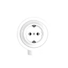 Creative Cables fali lámpa Schuko fali aljzat készlet és porcelán alap Creative-Tubes termékekhez