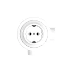 Creative Cables fali lámpa Schuko fali aljzat készlet és porcelán alap Creative-Tubes termékekhez