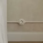 Creative Cables fali lámpa Schuko fali aljzat készlet és porcelán alap Creative-Tubes termékekhez