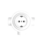 Creative Cables fali lámpa Schuko fali aljzat készlet és porcelán alap Creative-Tubes termékekhez