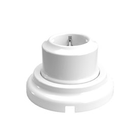   Creative Cables fali lámpa Schuko fali aljzat készlet porcelán talppal