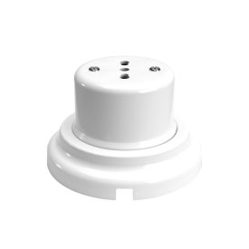   Creative Cables design lámpa Olasz kétpólusú aljzat készlet 10/16A falra szerelhető és porcelán talppal