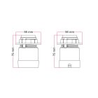 Creative Cables lámpatest Spostaluce készlet E27 lámpafoglalattal lámpaernyőhöz KPL27SF2FLPN