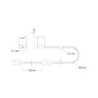 Creative Cables foglalat Spostaluce esse14 lámpa S14d foglalattal KPLS14D2FLPBEUBRN01