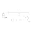 Creative Cables foglalat Spostaluce esse14 lámpa S14d foglalattal KPLS14D2FLPBINBRN01-L