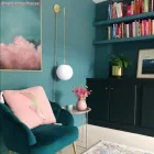 Creative Cables mennyezeti rózsa Hengeres fém 1 központi lyuk + 2 oldalsó lyuk mennyezeti KRM12FC2LGO