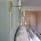 Creative Cables mennyezeti rózsa Hengeres fém 1 központi lyuk + 2 oldalsó lyuk mennyezeti KRM12FC2LGO