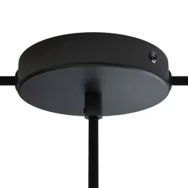   Creative Cables mennyezeti rózsa Hengeres fém 1 központi lyuk + 2 oldalsó lyuk mennyezeti KRM12FC2LVNTERM