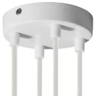Creative Cables mennyezeti rózsa Hengeres fém 4 lyukas mennyezeti rozetta készlet KRM574FVBTERP