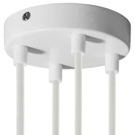   Creative Cables mennyezeti rózsa Hengeres fém 4 lyukas mennyezeti rozetta készlet KRM574FVBTERP