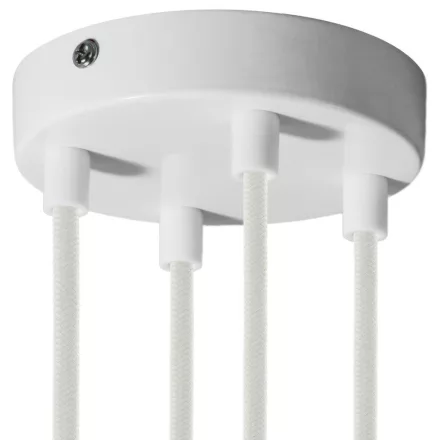 Creative Cables mennyezeti rózsa Hengeres fém 4 lyukas mennyezeti rozetta készlet KRM574FVBTERP