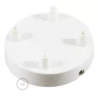 Creative-Cables Cylindrical metal 4-hole ceiling rose kit KRM574FVB mennyezeti rózsa fehér fém