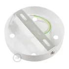 Creative-Cables Cylindrical metal 4-hole ceiling rose kit KRM574FVB mennyezeti rózsa fehér fém