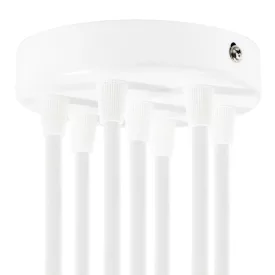   Creative Cables mennyezeti rózsa Hengeres fém 7 lyukú mennyezeti rozetta készlet KRM576FVB