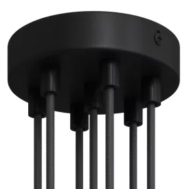  Creative Cables mennyezeti rózsa Hengeres fém 7 lyukú mennyezeti rozetta készlet KRM576FVNTERM
