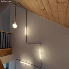 Creative Cables mennyezeti rózsa Készlet Mini fém hengeres rozetta 1 központi és 2 oldalsó KRM83FC2LVBO
