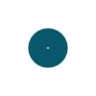 Round Rose-One 1 lyukú és 4 oldalsó lyukú mennyezeti rózsa, 200 mm