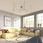 Creative Cables mennyezeti rózsa Round Rose-One 6 lyukú és 4 oldalsó lyukú mennyezeti rózsa KROR206F201