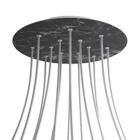   Creative Cables mennyezeti rózsa Kerek XXL Rose-One 14 lyukas és 4 oldalsó lyukas mennyezeti KROR4014F104