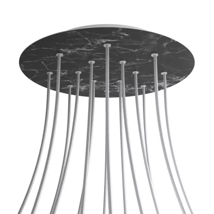 Creative Cables mennyezeti rózsa Kerek XXL Rose-One 14 lyukas és 4 oldalsó lyukas mennyezeti KROR4014F104