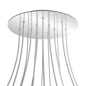   Creative Cables mennyezeti rózsa Kerek XXL Rose-One 14 lyukas és 4 oldalsó lyukas mennyezeti KROR4014F112