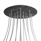 Creative Cables mennyezeti rózsa Kerek XXL Rose-One 15 lyukas és 4 oldalsó lyukas mennyezeti KROR4015F104