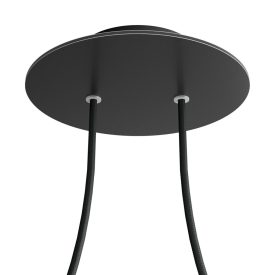   Creative Cables mennyezeti rózsa Kerek rozetta – egy 2 lyukas és négy oldalsó lyukas KROVNR202F103