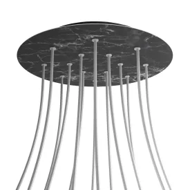   Creative Cables mennyezeti rózsa Kerek XXL Rose-One 14 lyukas és 4 oldalsó lyukas mennyezeti KROVNR4014F104