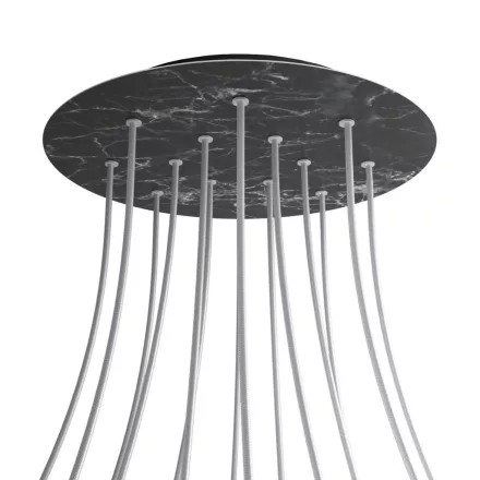 Creative Cables mennyezeti rózsa Kerek XXL Rose-One 14 lyukas és 4 oldalsó lyukas mennyezeti KROVNR4014F104