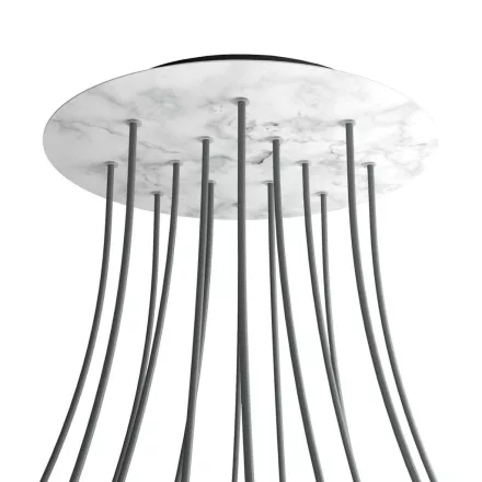 Creative Cables mennyezeti rózsa Kerek XXL Rose-One 14 lyukas és 4 oldalsó lyukas mennyezeti KROVNR4014F105
