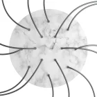 Creative Cables mennyezeti rózsa Kerek XXL Rose-One 14 lyukas és 4 oldalsó lyukas mennyezeti KROVNR4014F105