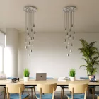 Creative Cables mennyezeti rózsa Kerek XXL Rose-One 14 lyukas és 4 oldalsó lyukas mennyezeti KROVNR4014F105