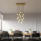 Creative Cables mennyezeti rózsa Téglalap alakú XXL Rose-One 14 lyukas és 6 oldalsó lyukas KROVNRE14F107