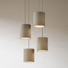 Creative Cables lámpatest 4 lámpás függőlámpa 400 mm-es kerek XXL Rose-One-nal, szövetkábellel és KSPM4R40102ERC37PARCI-L