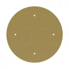 Creative Cables lámpatest 4 lámpás függőlámpa 400 mm-es kerek XXL Rose-One-nal, szövetkábellel és KSPM4R40107RC43PARCI